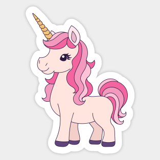 Cute unicorn Sticker